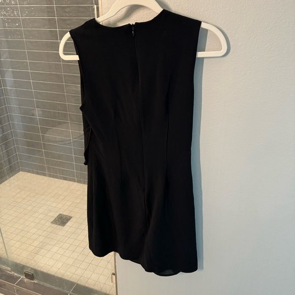 ALC black dress with ruffle detail - Picture 3 of 3